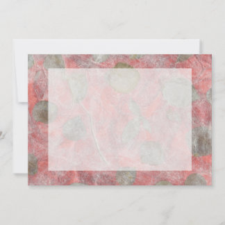 Rosa deixa design em papel de tecido vermelho