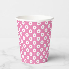 Rosa Divertido com Polka-Pontos Rosa e Branco