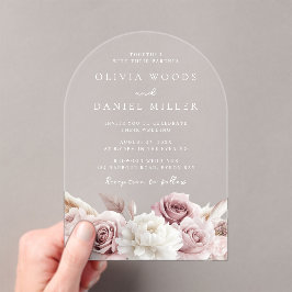 Rosa do Arch do Designer e Casamento Floral Branco