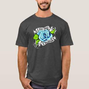 Rosa do azul eu era uma vez camisas de um cristão