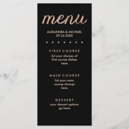 Rosa do Faux Dourado no Menu Nachado Pontilhado Pr