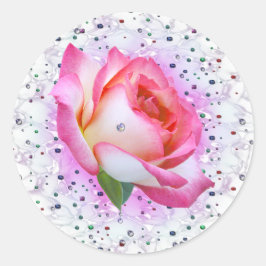 Rosa do Namorados do precioso, adesivos