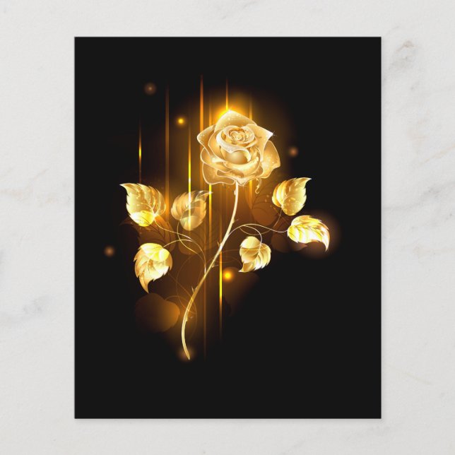 rosa do ouro ( rosa dourado ) (Frente)
