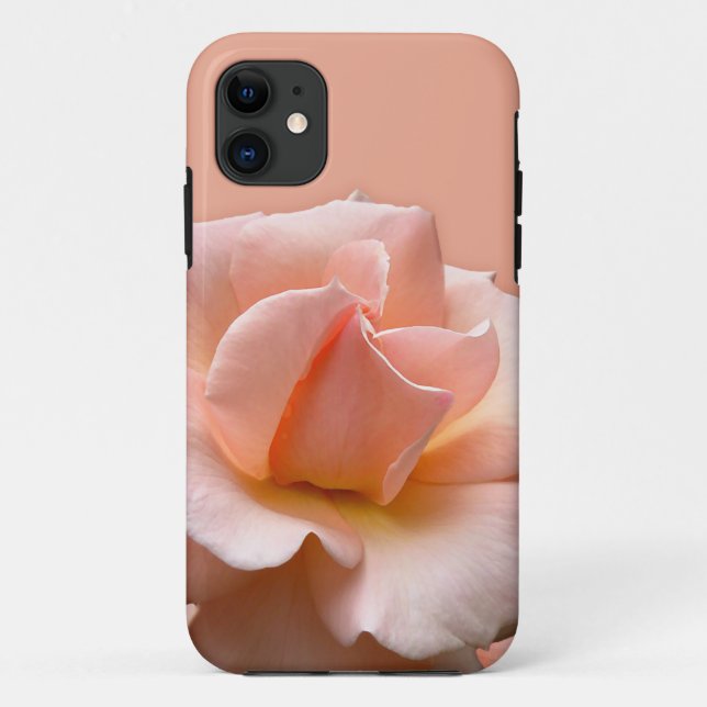 Rosa do Peach iPhone 5 capas de iphone de flor sel (Verso)