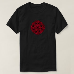 Rosa do t-shirt das corujas