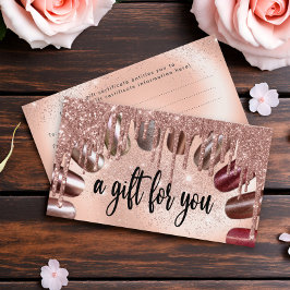 Rosa do Unhas Na moda Dourado