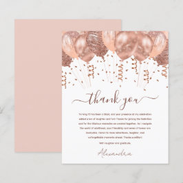 Rosa Dourada Balões cor-de-rosa Festa de aniversár