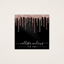 Rosa Dourada Black Glitter Drivers Earrando Placa 