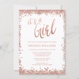 Rosa, Dourada, Chá de fraldas de Falhas, Convite 