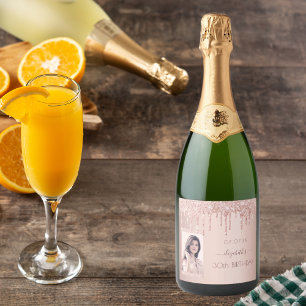 rosa dourado, aniversário de 30 anos, foto de fest