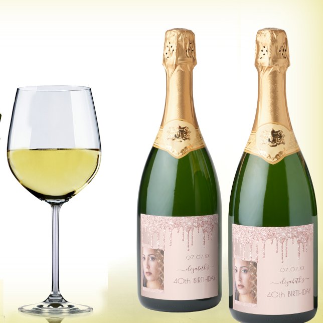 rosa dourado, aniversário de 40 anos, foto de fest (Criador carregado)