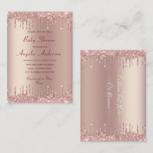 Rosa Dourado Blush direciona seu convite para Chá