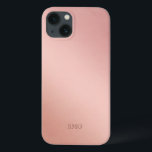 Rosa Dourado Colorido | Iniciais personalizados<br><div class="desc">capas de iphone dourada rosa com o seu monograma.</div>