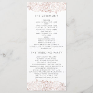 Rosa Dourado e branco Programa de Casamento Flor