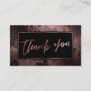 Rosa Dourado Moderno e Inserção de Agradecimento c