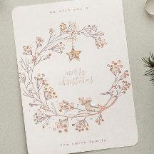 Rosa Dourado Muro Preso Feliz Natal