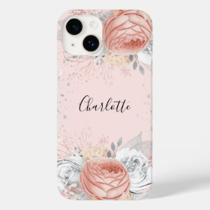 Rosa dourado pincel cor-de-rosa