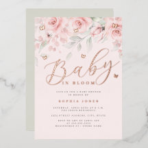 Rosa Dourado Sage Floral Butterfly Baby In Bloom