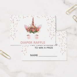 Rosa Dourado Unicorn Princesa Fralda Raffle