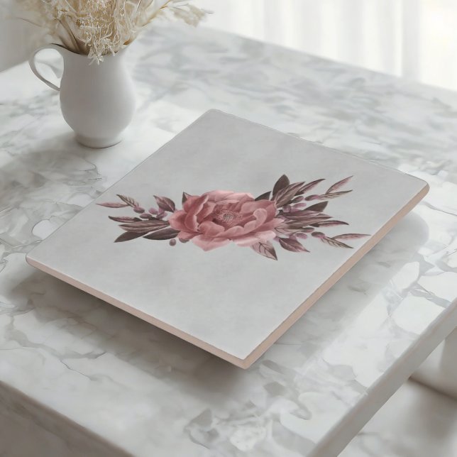 Rosa Elegance Azulejos cerâmicos (Criador carregado)