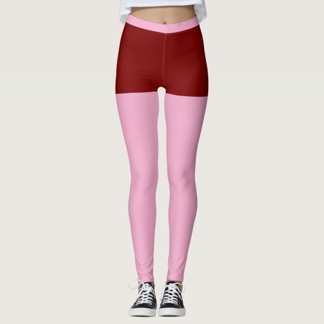 “ROSA ENRUBESCIDA” – LEGGINGS DE ATIVIDADES (Frente)