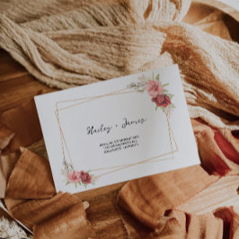 Rosa Envelope Modelo de