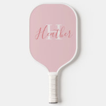 Rosa Feminino com Nome e Inicial