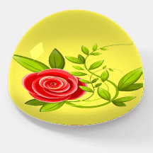 rosa floral amarelo