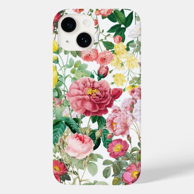 Rosa Floral Vintage Primavera Garden (Verso)