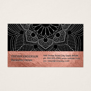 Rosa Gold Foil e Cor damasco