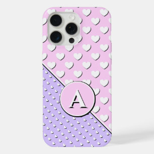 Rosa, Lavanda, Monograma Personalizado