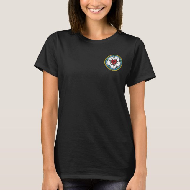 Rosa Luterano T-Shirt (Frente)