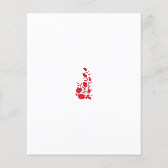 Rosa Madder, Thunderbird floral design (Frente)