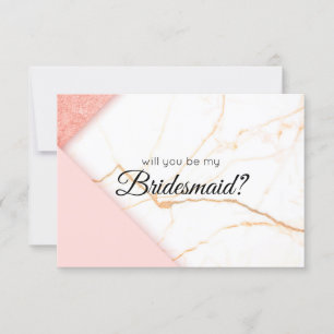 Rosa Moderno e Dourada Você Será Minha Porta-Voz