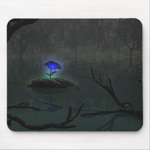 Rosa Mousepad do azul