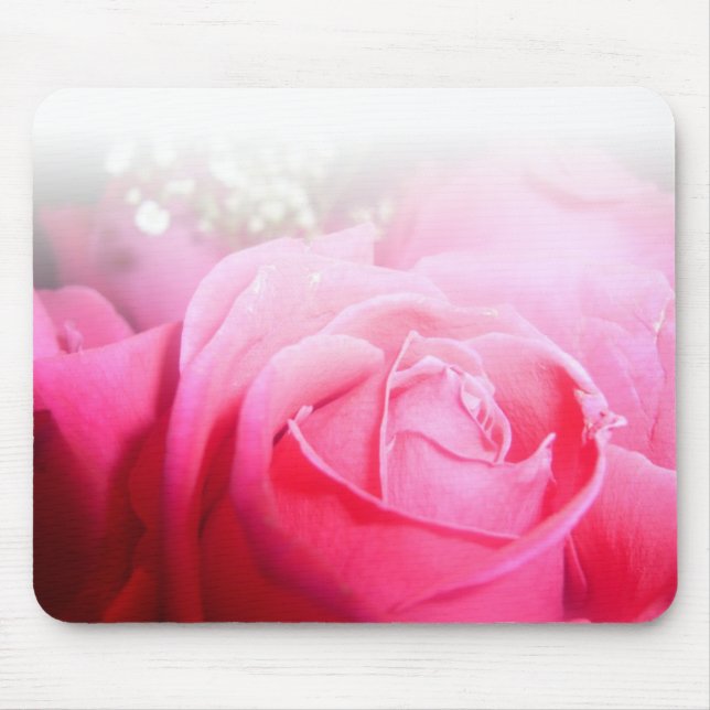 Rosa Mousepad do rosa (Frente)