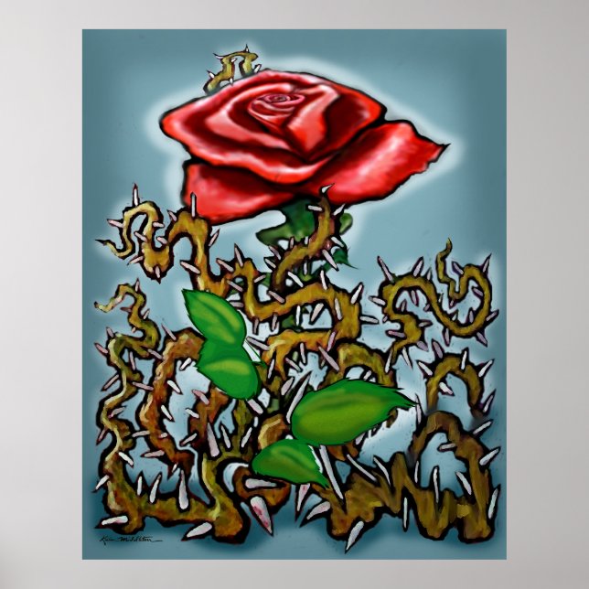 Rosa n Thorns poster (Frente)