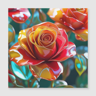 Rosa para tocar o coração