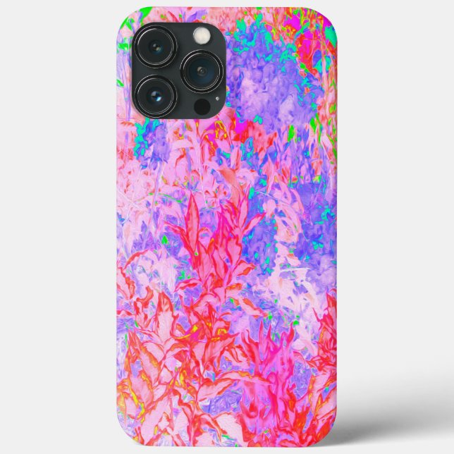 Rosa Pastel e Vermelho com Paisagem de Hortênsia A (Verso)
