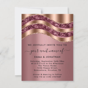 Rosa preto profissional cor-de-rosa de cobre QRCod