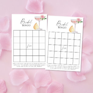 Rosa prosecco - jogo de bingo Chá de panela