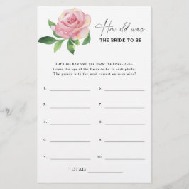 Rosa - Quantos anos tinha a noiva para ser o jogo