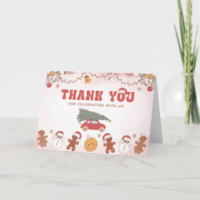 Rosa Que cartões de agradecimentos Divertido da Fe (Frente)