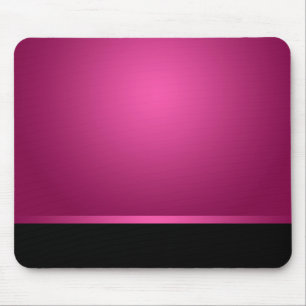 Rosa quente de Mousepad & preto escuros Mousemat