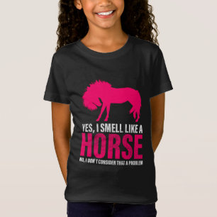 Rosa Quente Sim Eu Cheiro Como Uma Camiseta Cavalo