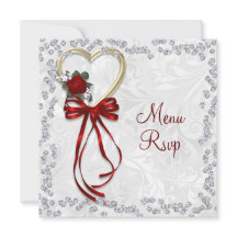 Rosa Romântica, Diamantes e Casamento com Fita Ver