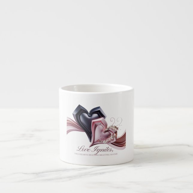 Rosa Romântica e Caneca Negra (Frente)