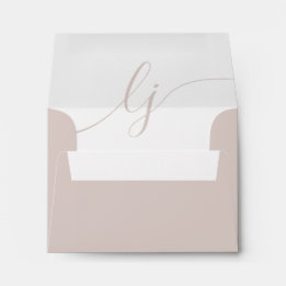Rosa-Rosa de Papel Personalizado de Script Simples