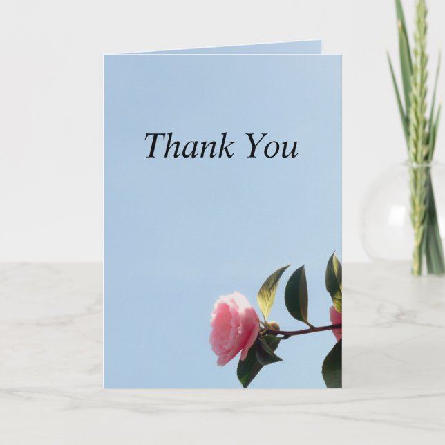 Rosa Rosa Rosa Rosa Rosa Com Cartões de agradecime (Frente)