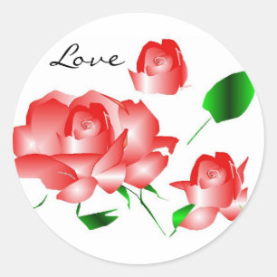 "Rosa rosa vermelha eu amo" a etiqueta